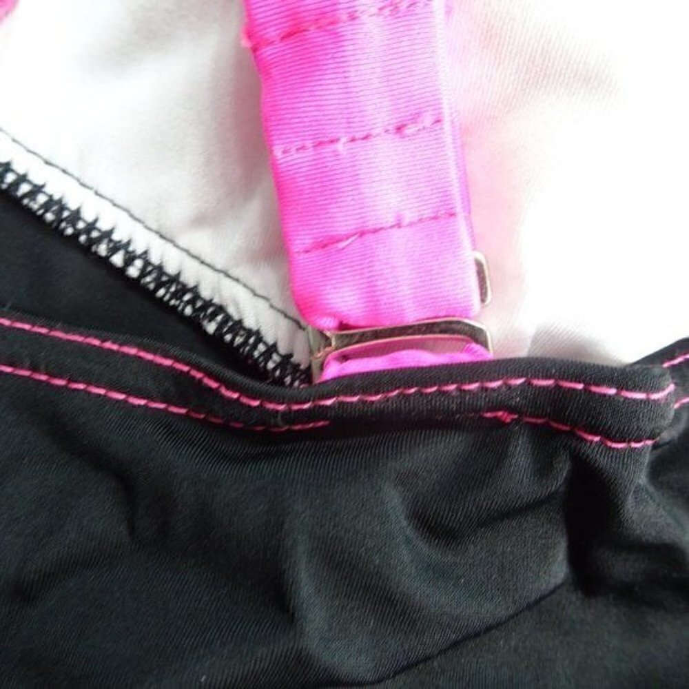 ZeroXposur Barbie/Black Tankini w/Padded Bra Sz 14 - Picture 9 of 11